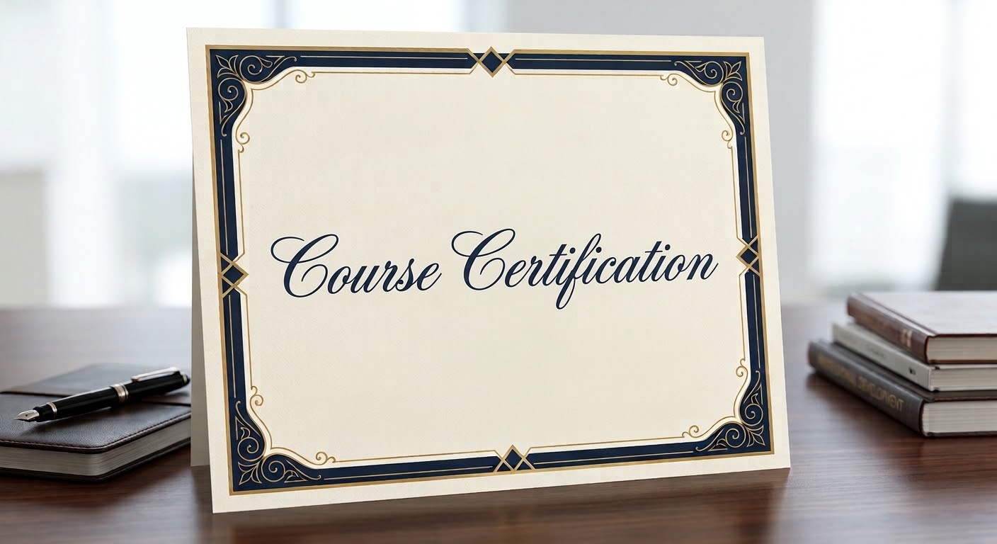 course certification